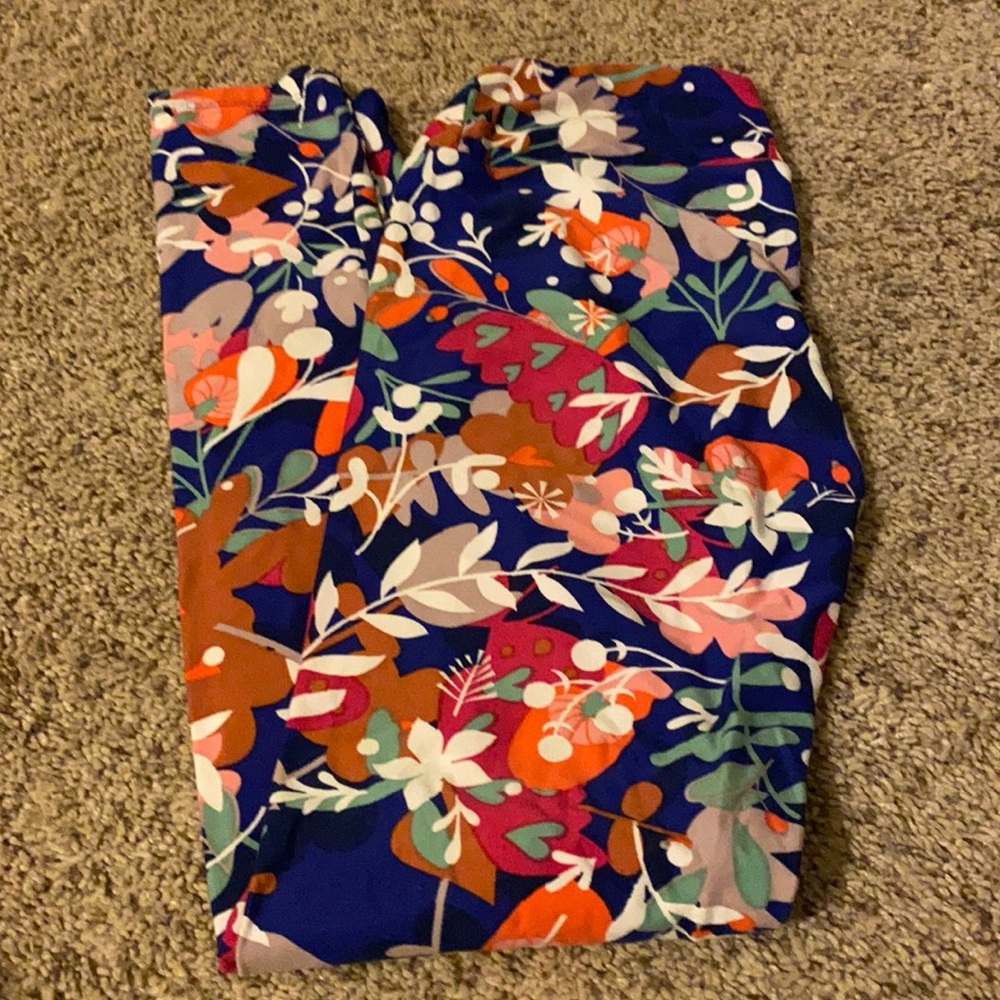 Lularoe OS floral leggings